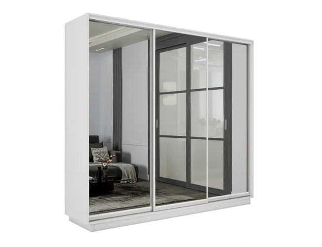 Шкаф-купе Экспресс 3-х дверный (Зеркало)