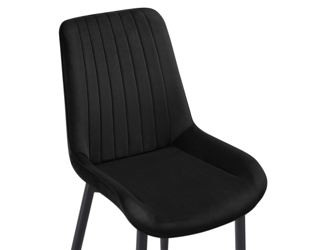 Стул на металлокаркасе Seda 1 black/gold/black (Арт.15295)