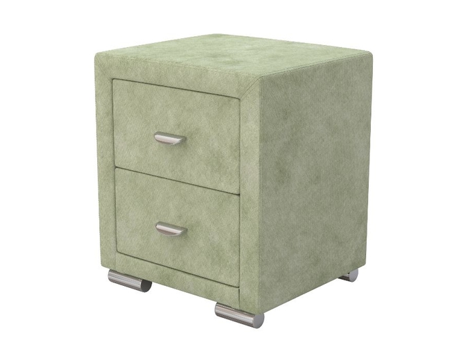 Купить тумбу прикроватную из ткани Orma Soft 2 Олива