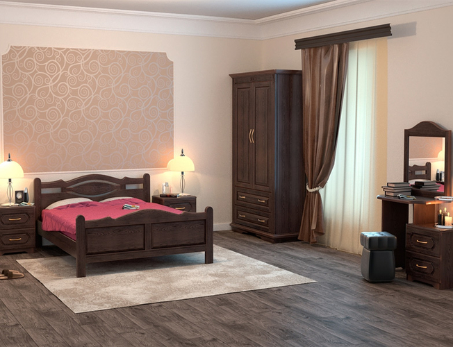 Купить кровать из массива Орден