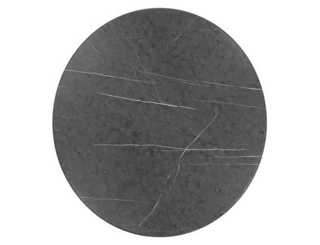 Стол Абилин 90 мрамор черный/черный матовый (Арт.507217)