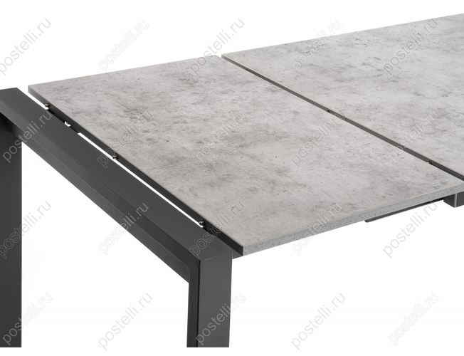 Стол Центавр бетон/графит (Арт. 368667) раздвижной