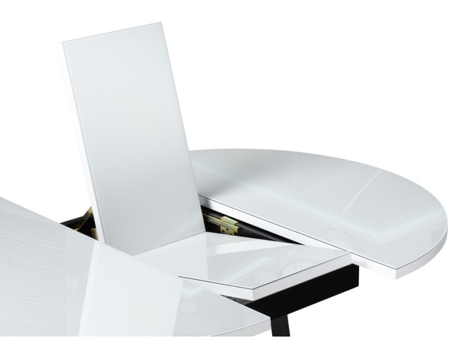 Деревянный стол Регна черный/белый (Арт.504219)