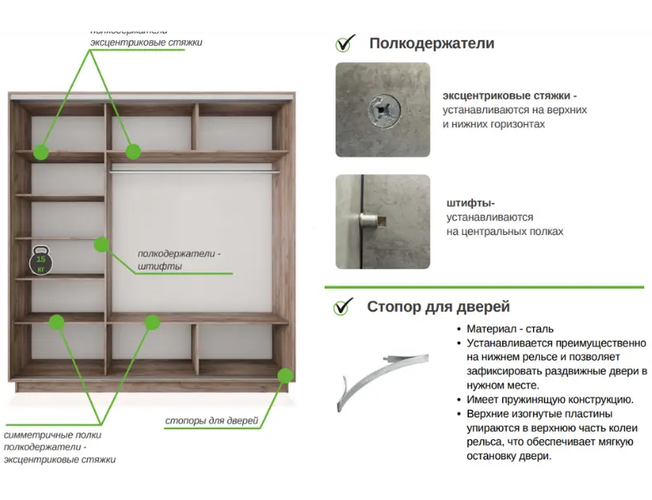 Шкаф-купе Экспресс 3-х дверный (Фото №1004 Джунгли темные)