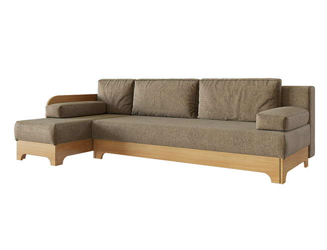 Угловой диван Дримлайн Амберг TFK с оттоманкой