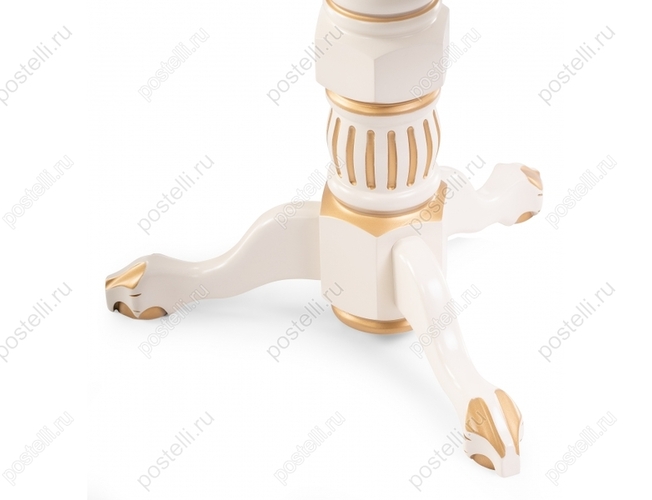 Журнальный столик Бернард крем с золотой патиной (Арт. 450831)