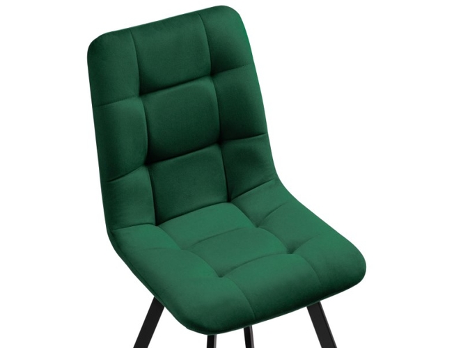 Стул на металлокаркасе Чилли черный/зеленый (Арт.489714)