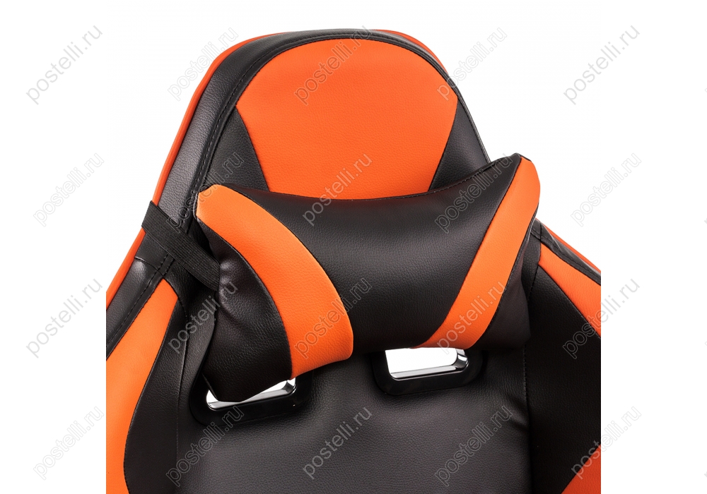 Игровое кресло Racer черное/оранжевое (Арт. 1855)