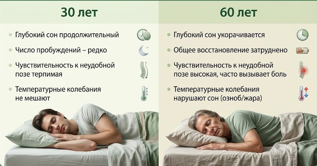 Таблица изменений сна с возрастом Таблица изменений сна с возрастом